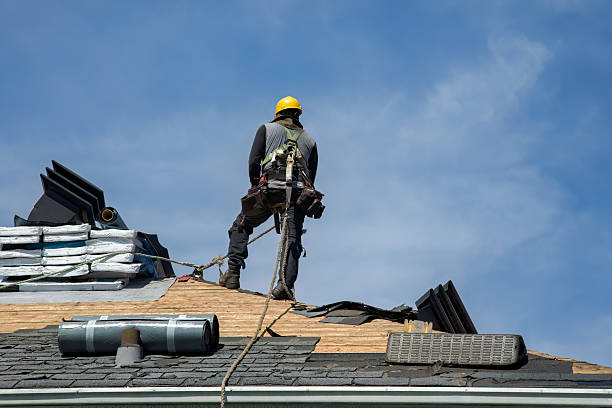 Professional Roofing technician working in Placentia, CA